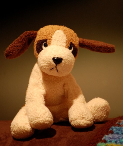stuffed dog